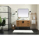 Eugene 48 X 22 X 34 inch Walnut Brown Vanity Sink Set