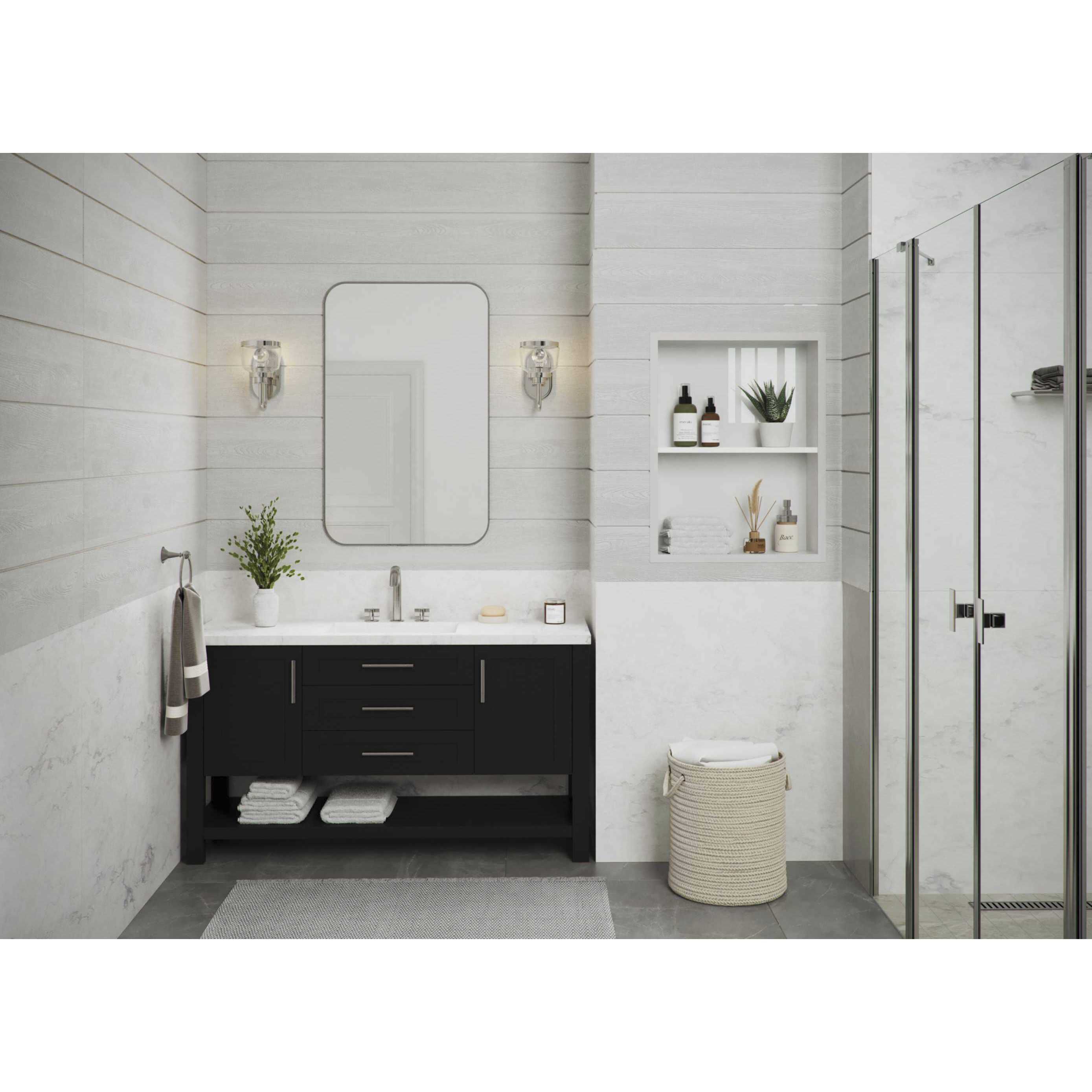 Judson 1 Light 7 inch Polished Nickel Bath Vanity Wall Light