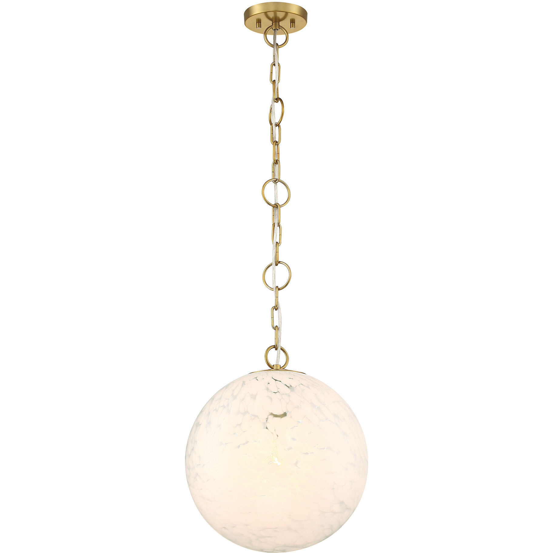 Wine Flower 1 Light 14 inch Brushed Gold Pendant Ceiling Light