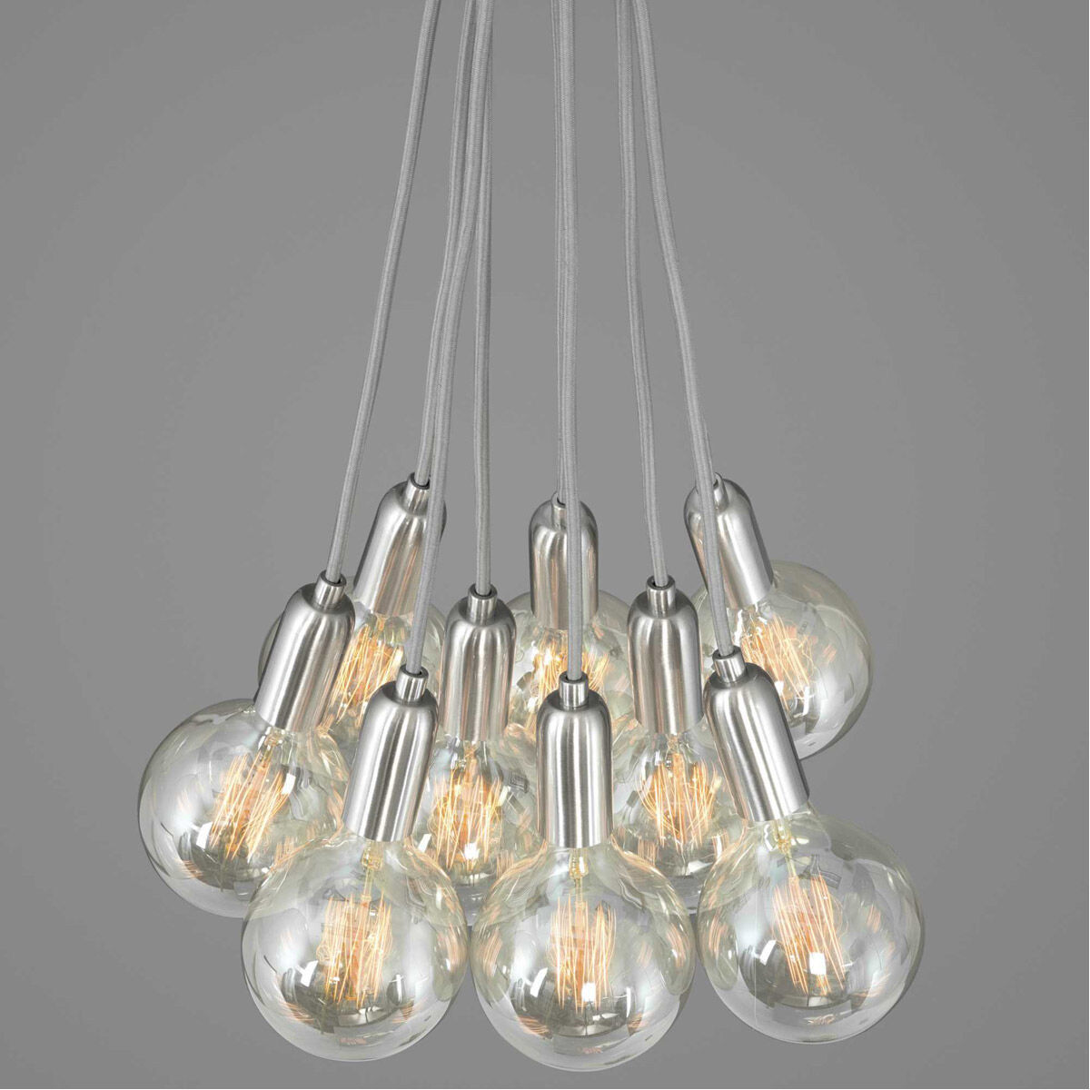 Cirro 9 Light 6.25 inch Brushed Nickel Pendant Ceiling Light