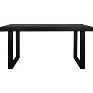 Jedrik 63 X 35.5 inch Black Dining Table, Outdoor