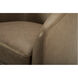 Oscy Brown Occasional Chair, Swivel Chair