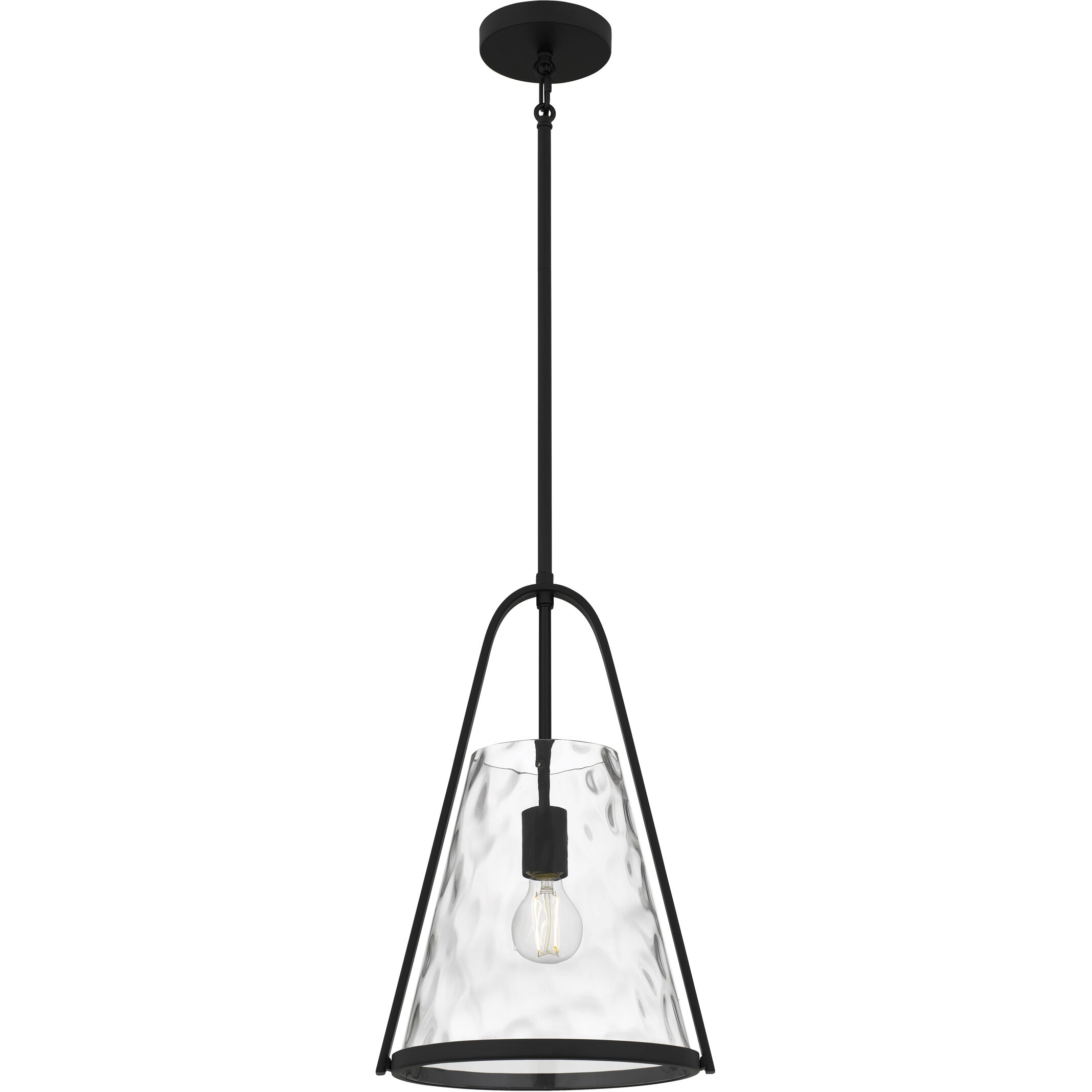 Briley 1 Light 11.5 inch Matte Black Mini Pendant Ceiling Light