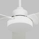 Jovie 44 44 inch Matte White Indoor/Outdoor Ceiling Fan