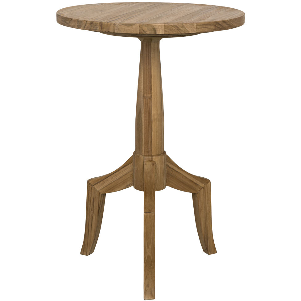 Atomic Teak 29 X 20 inch Clear Coat Semi-Gloss Accent Table