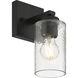 Ellie 1 Light 4.75 inch Matte Black Wall Sconce Wall Light