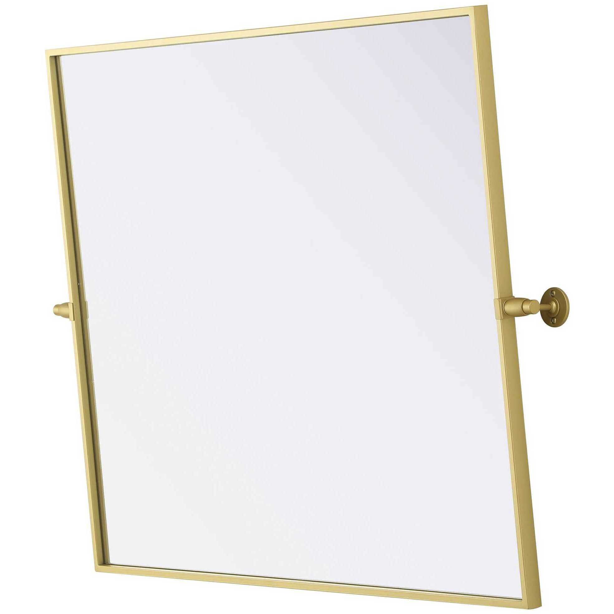 Amoura 36 X 30 inch Brass Mirror