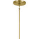 Homestead Karthe 9 Light 42 inch Natural Brass Chandelier Ceiling Light, Karthe