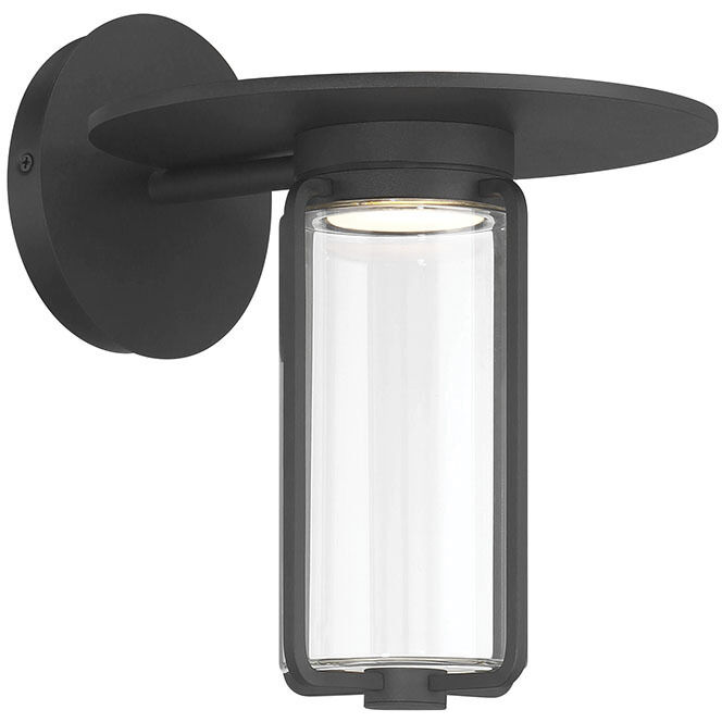 Florin LED 10 inch Sand Black Outdoor Wall Sconce