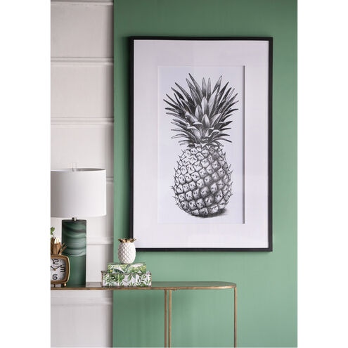 Pineapple Black Wall Art