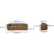 Alora Brown Sofa
