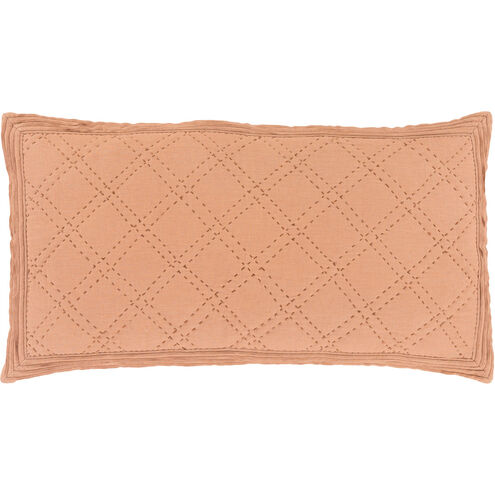 Kojo 36 X 20 inch Camel, Dark Brown King Sham