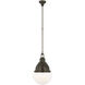 Amber Lewis Bernard LED 13.75 inch Bronze Pendant Ceiling Light