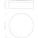 Sabina LED 11.02 inch Polished Chrome Bathroom Ceiling Light