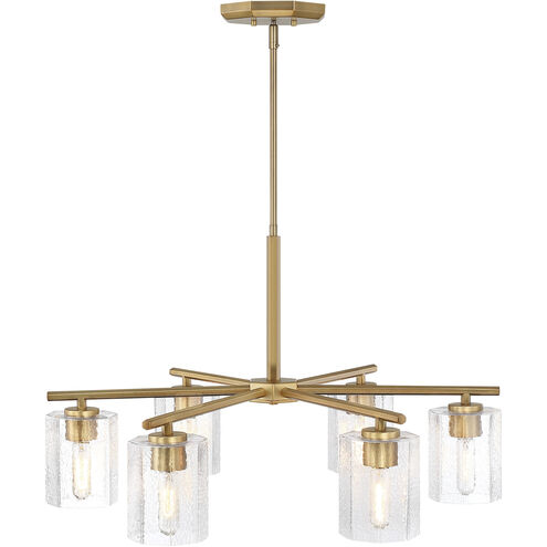 Haven LED 32 inch Old Satin Brass Chandelier Ceiling Light