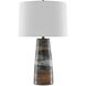 Zadoc 30 inch 150 watt Terracotta/Natural/Cloud/Black Table Lamp Portable Light