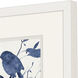 Bluebird Silhouette Blue and Neutral Framed Art, Propac