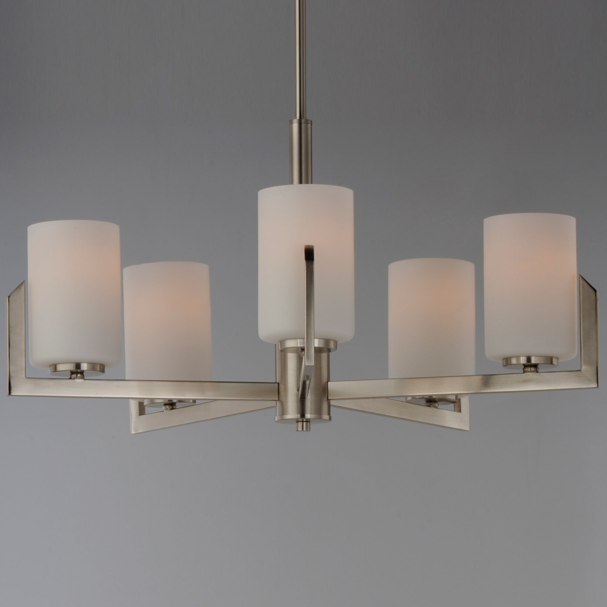 Dart 5 Light 26 inch Satin Nickel Chandelier Ceiling Light