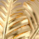 Tropicale 2 Light 11.5 inch Gold Leaf Wall Sconce Wall Light in 12