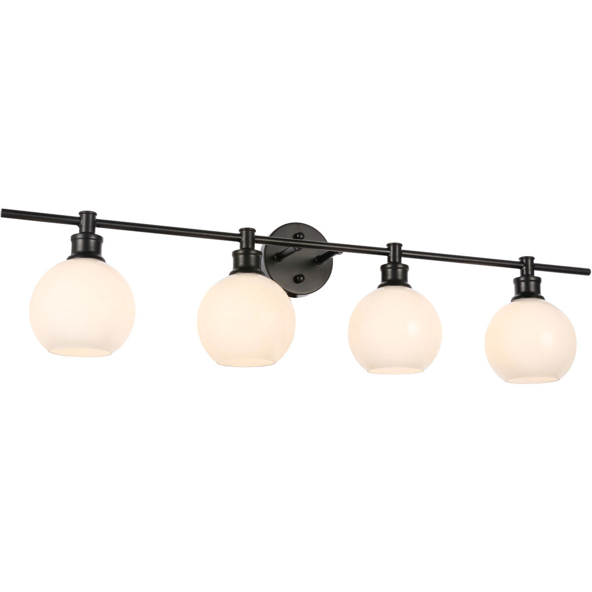 Syracuse 4 Light 38 inch Black Wall sconce Wall Light