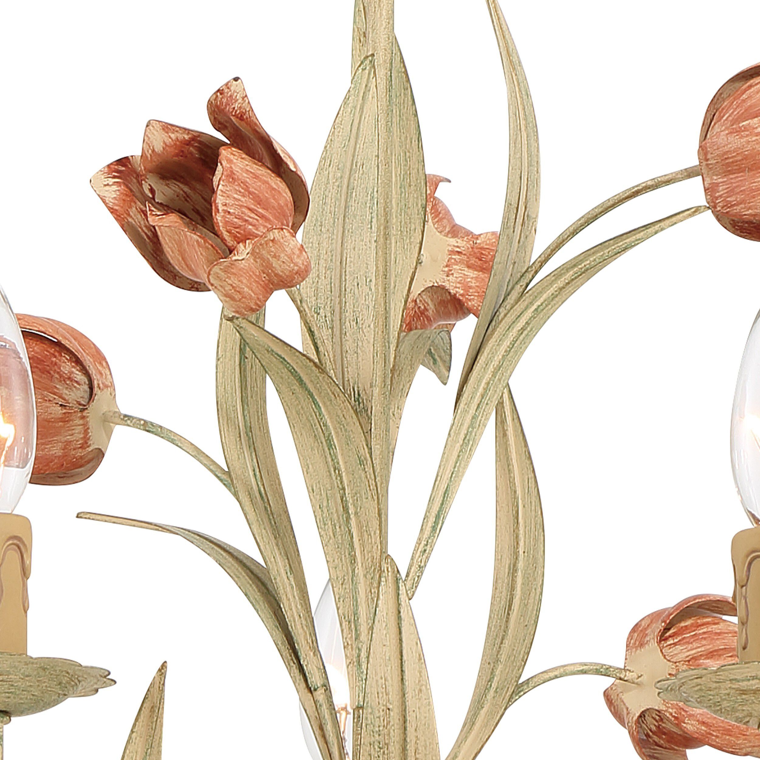 Southport 5 Light 20 inch Sage Rose Chandelier Ceiling Light