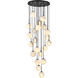 Nightfall 21 Light 27 inch Black Pendant Ceiling Light