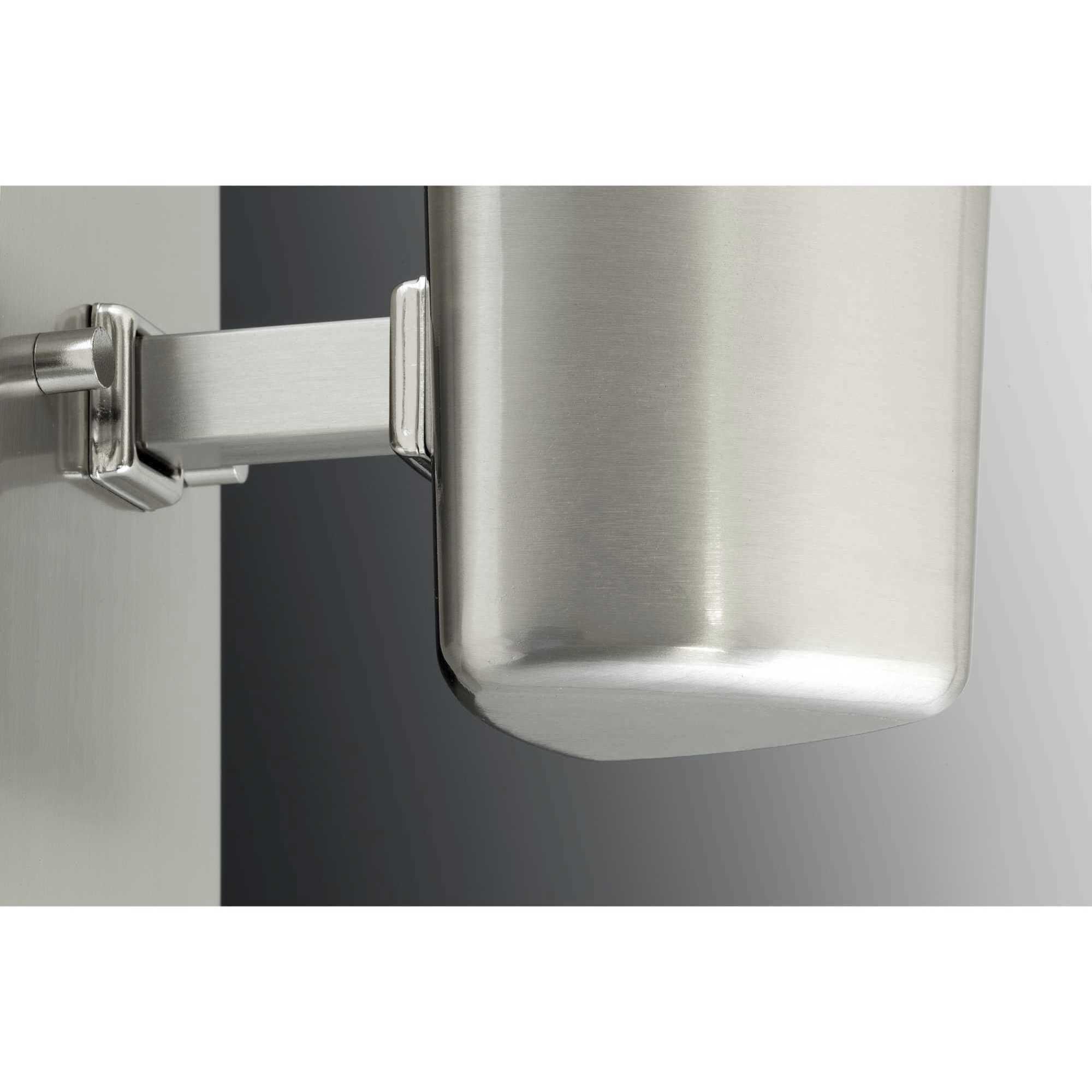 Zura 1 Light 5 inch Brushed Nickel Bath Vanity Wall Light, Design Series