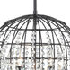 Yardley 5 Light 17 inch Oil Rubbed Bronze with Clear Chandelier Ceiling Light