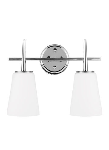 Driscoll 2 Light 15.5 inch Chrome Wall Bath Fixture Wall Light