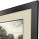 Far Away Landscape Gray and Brown and Multi and Neutral Framed Art