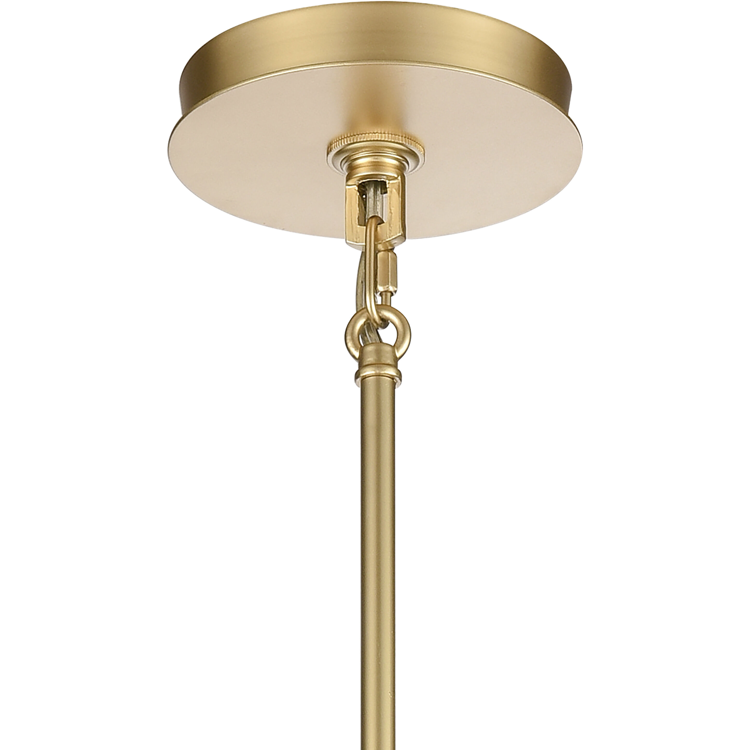 Open Louvers Pendant Ceiling Light in Champagne Gold
