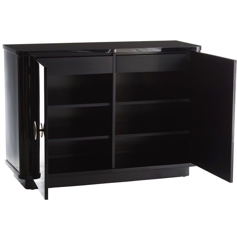 Kennedy High Gloss Black Lacquer Cabinet
