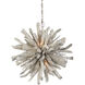 Kuka 6 Light 25 inch Whitewash Pendant Ceiling Light, Marjorie Skouras Collection