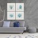 Waterside Collection Blue Framed Art