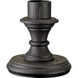 The Great Outdoors 9 inch Coal Outdoor Pier Mount, The Great Outdoors