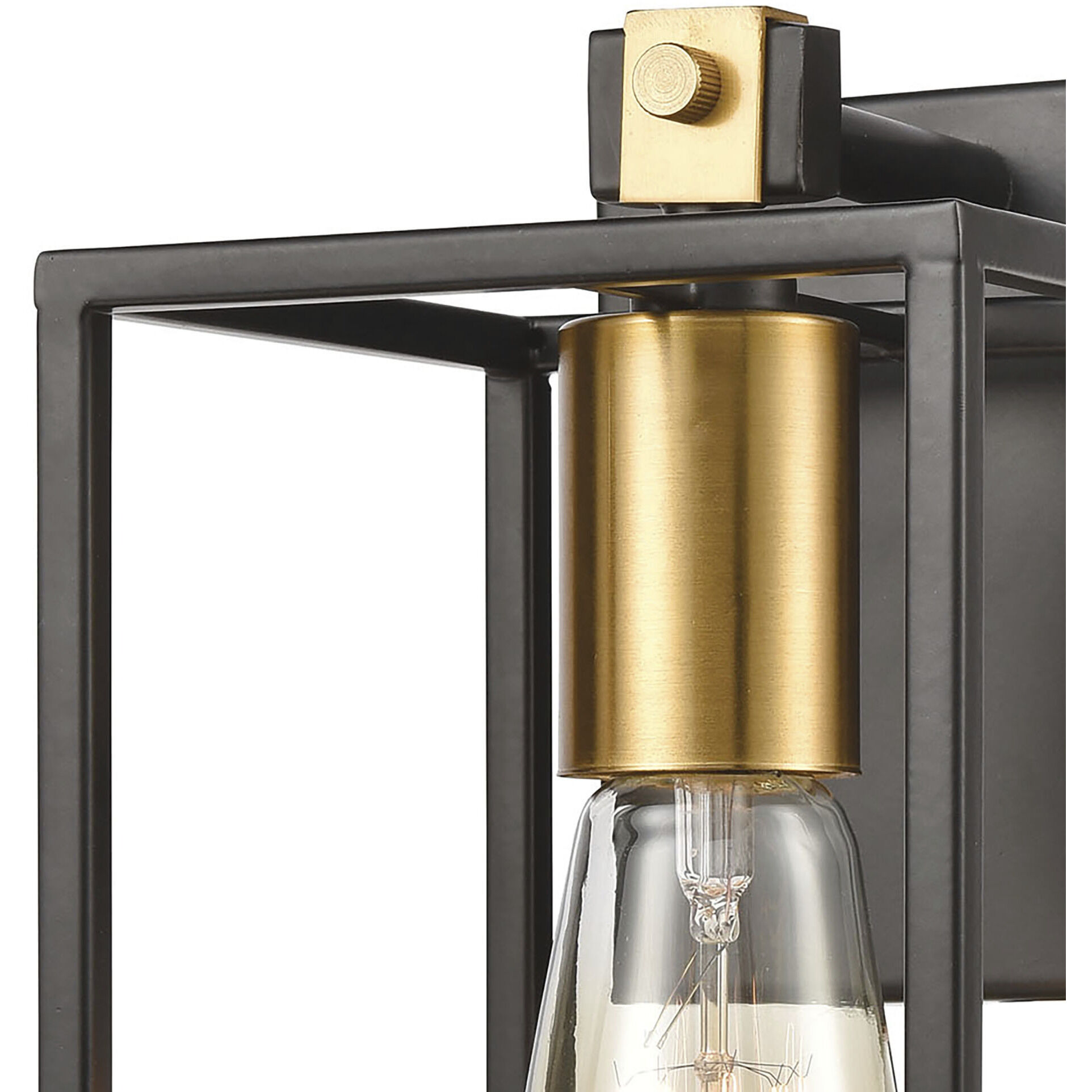 Cloe 1 Light 7 inch Matte Black Vanity Light Wall Light