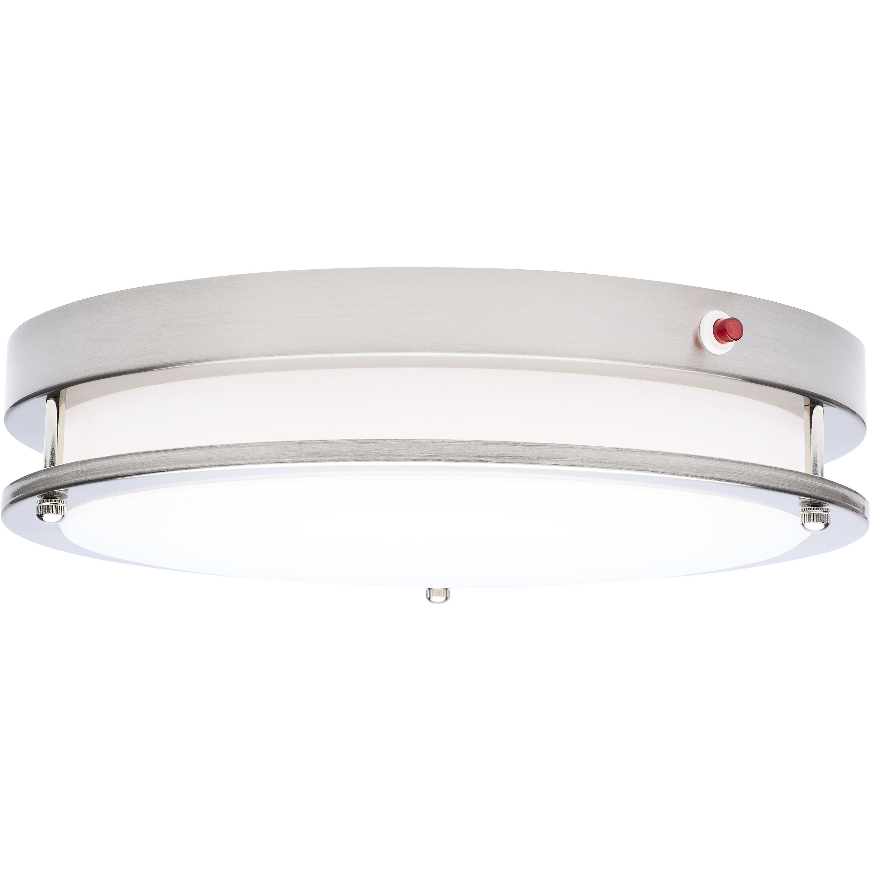Glamour LED 13 inch Brushed Nickel Flush Ceiling Light
