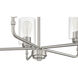 Stowe 5 Light 23 inch Brushed Polished Nickel Chandelier Ceiling Light