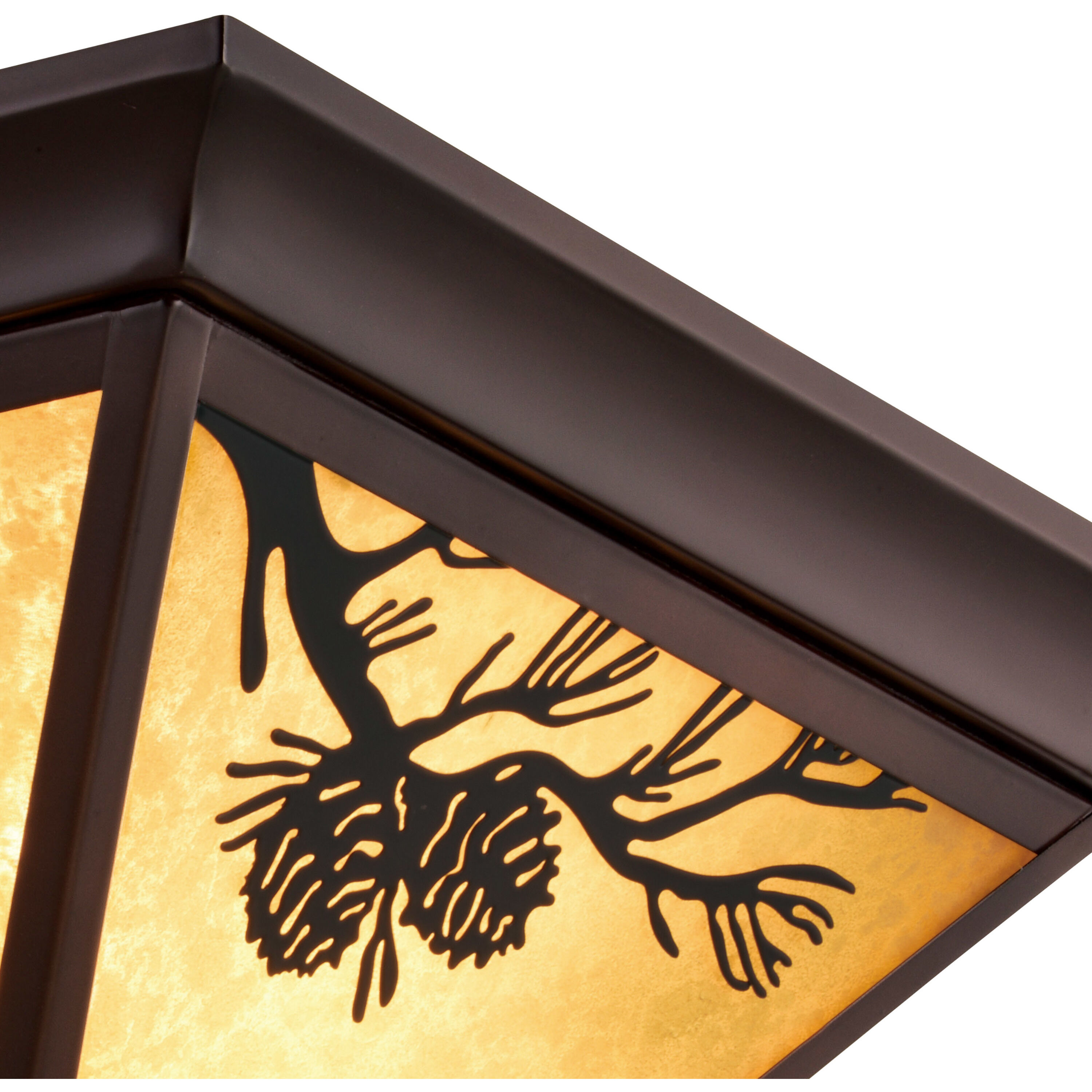 Douglas LED 14 inch Warm Bronze Outdoor Ceiling