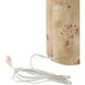 Kincaid 29.5 inch 9 watt Natural Burl with Matte Black Table Lamp Portable Light