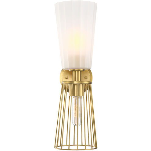 Liana 2 Light 6 inch Brushed Gold Wall Sconce Wall Light