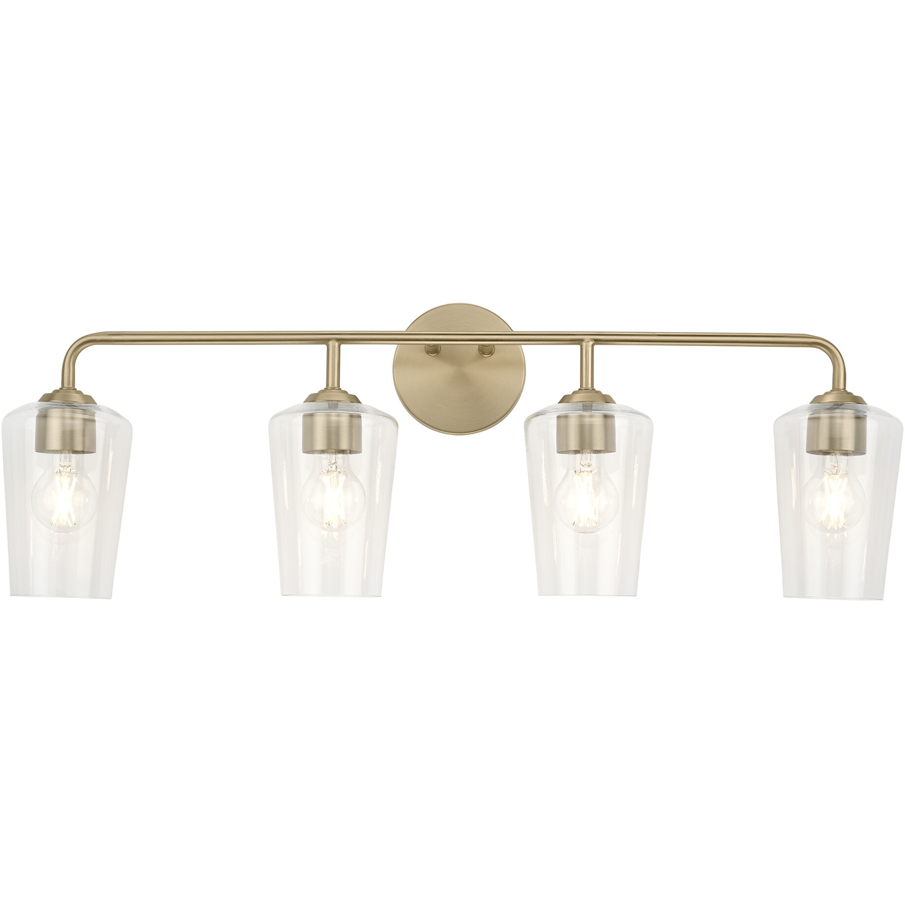 Celino 4 Light 32.5 inch Champagne Bronze Vanity Light Wall Light