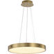 Canada LED 20 inch Brass Chandelier Ceiling Light