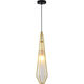 Canada 1 Light 6.3 inch Gold Pendant Ceiling Light