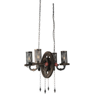 Manchi 4 Light 17 inch Rust Up Chandelier Ceiling Light