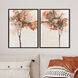 Textural Trees Rust Canvas, Propac