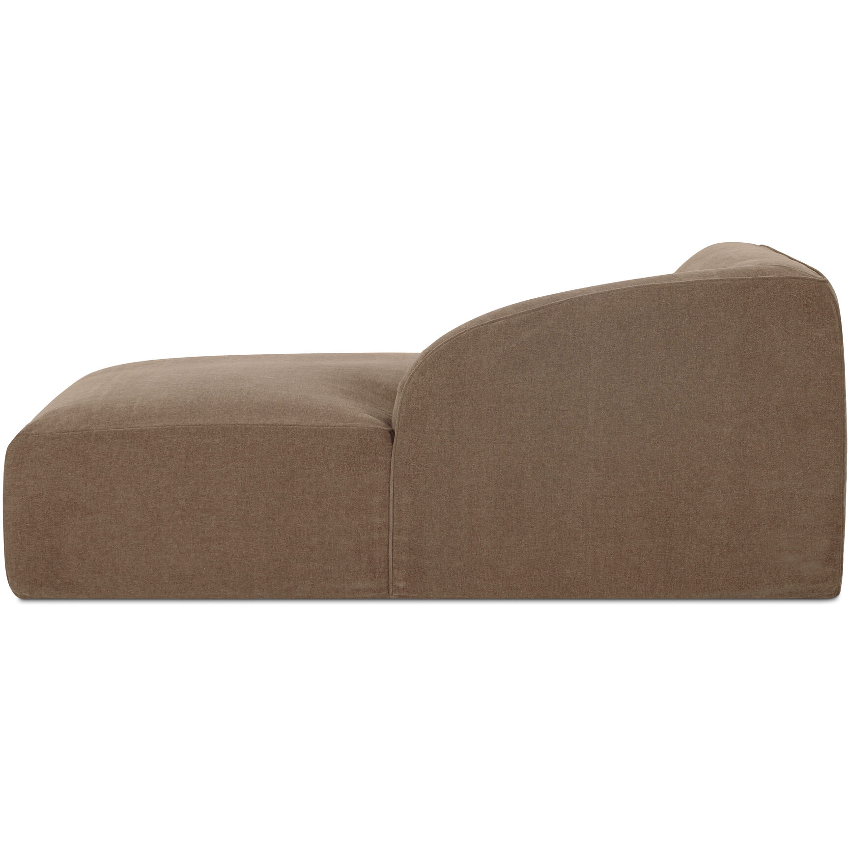 Isla Brown Right Arm Facing Chaise
