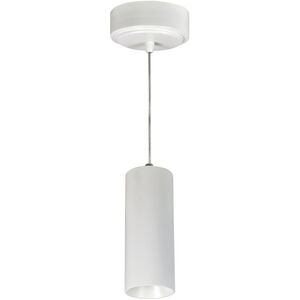 iLENE LED 4 inch White with White Cable Mount Mini Cylinder Ceiling Light in 3000K, 1000