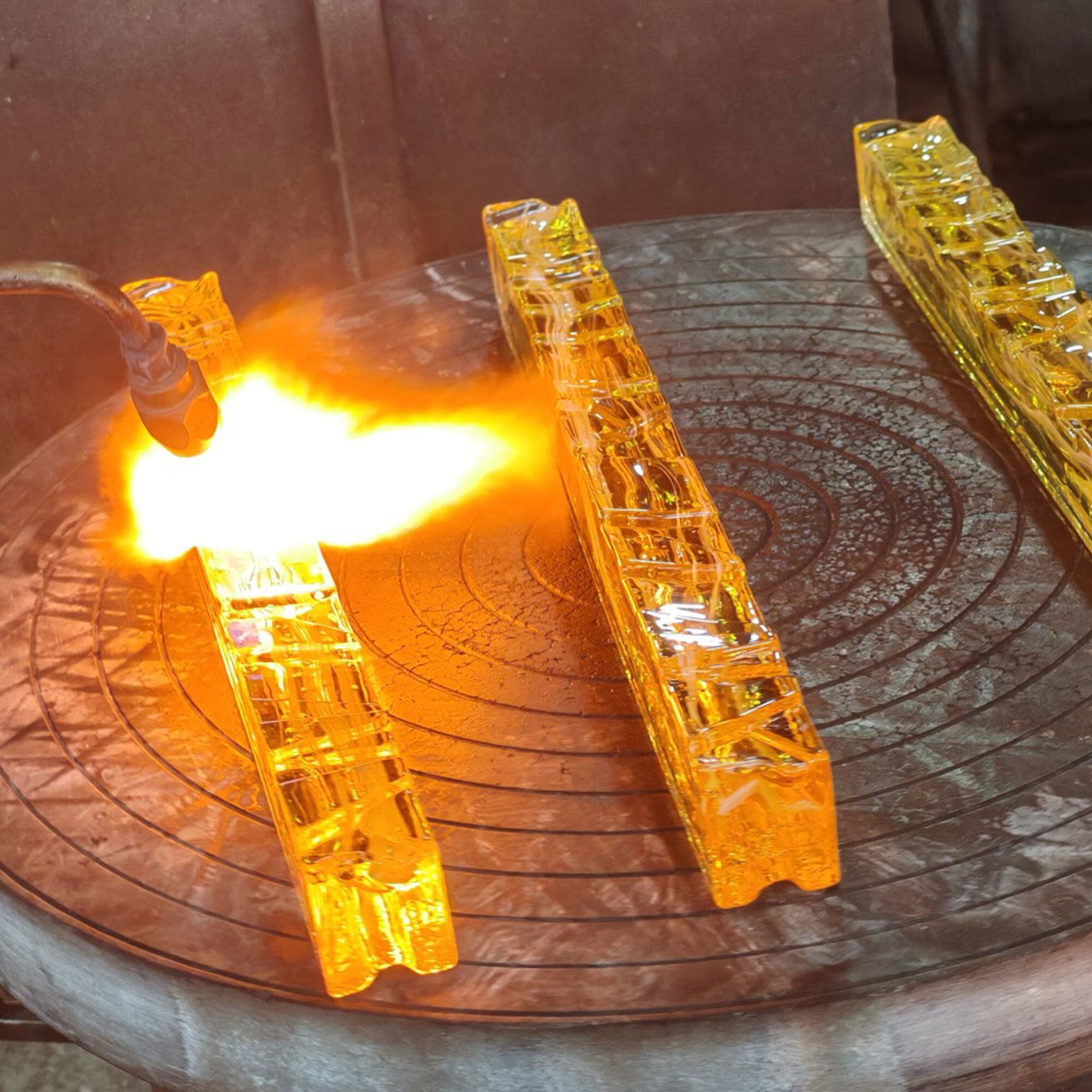 Valira LED 63 inch Brass Chandelier Ceiling Light