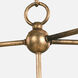 C&M by Chapman & Myers Stonington 6 Light 49.13 inch Antique Gild Linear Lantern Ceiling Light